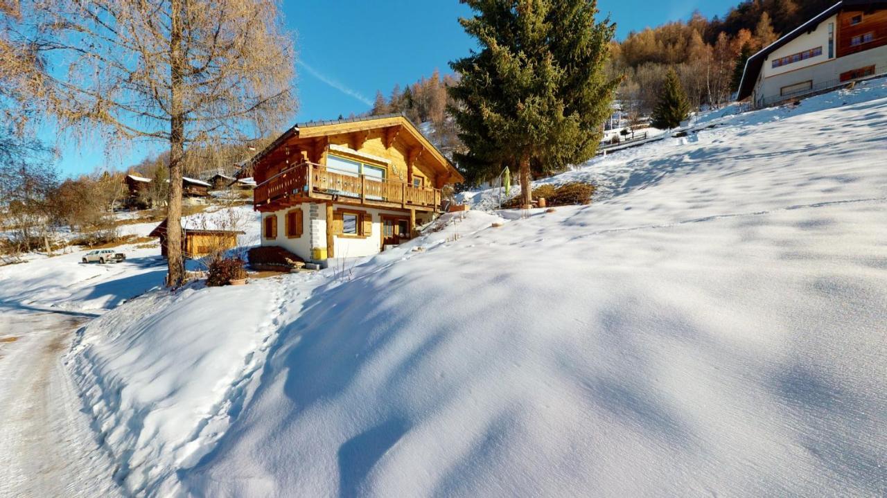 Chalet In The Heart Of The Val D'Anniviers Resort Saint-Jean Exteriér fotografie